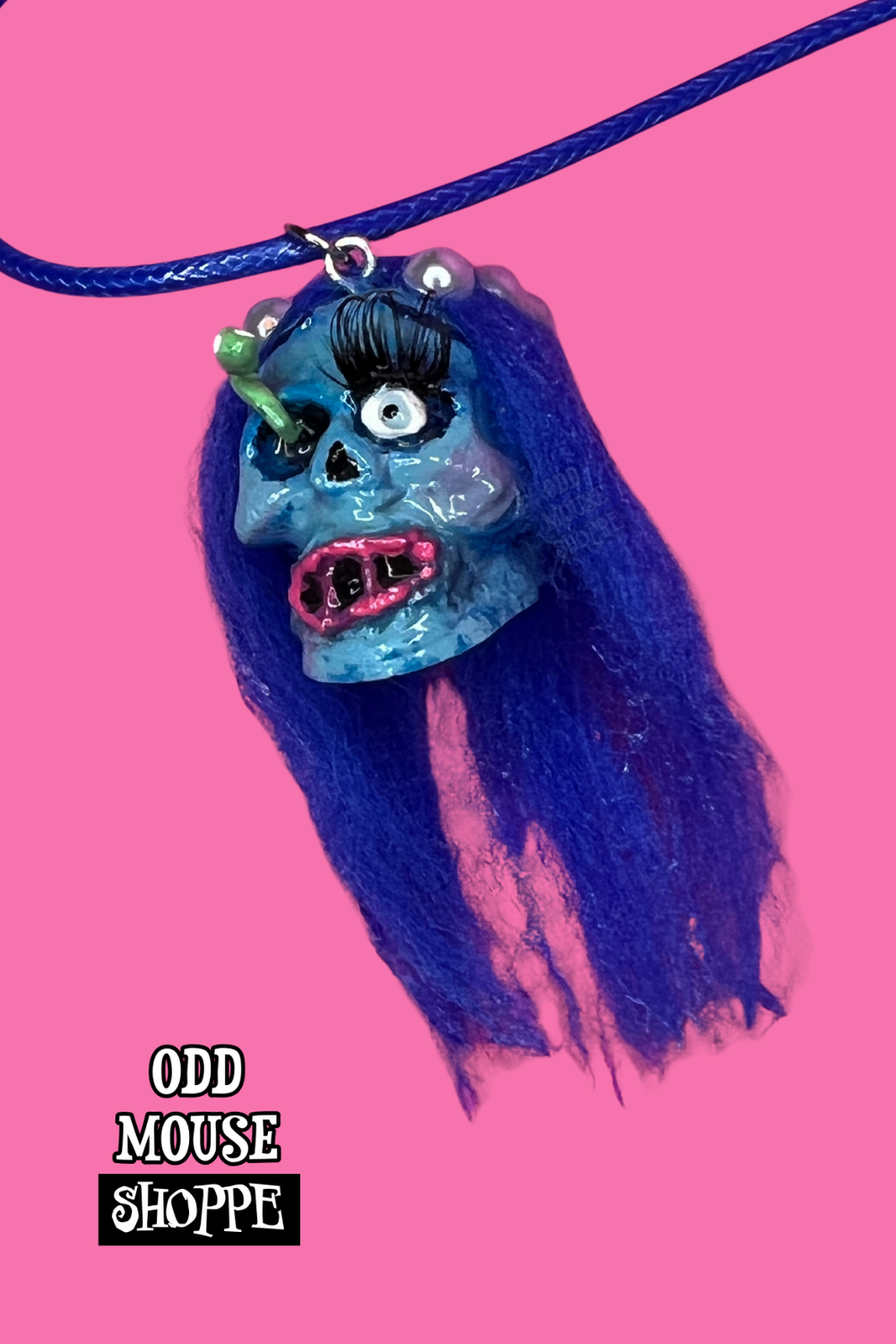 Blue Corpse Zombie Necklace