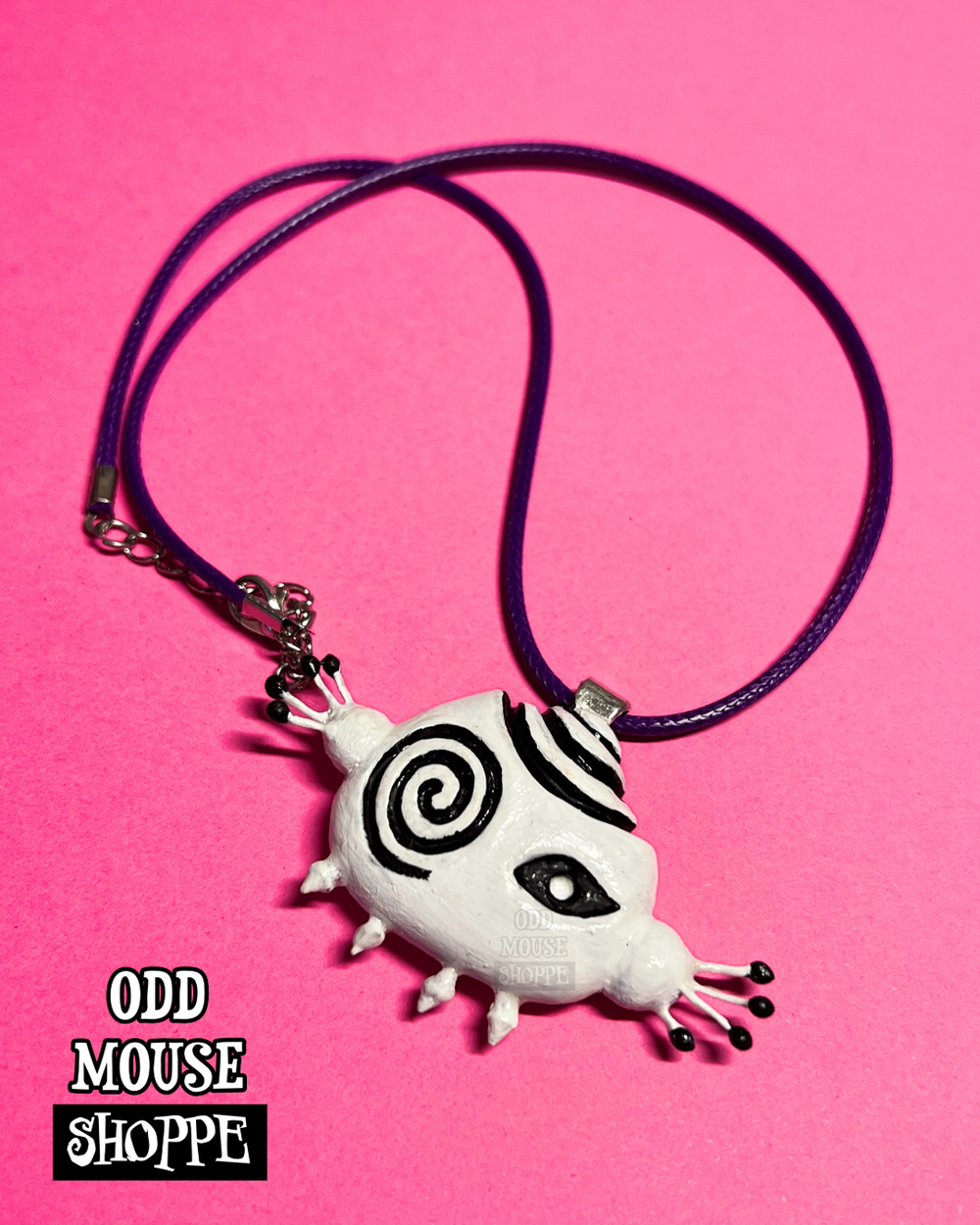 Beetle Casa Purple Cord Necklace 